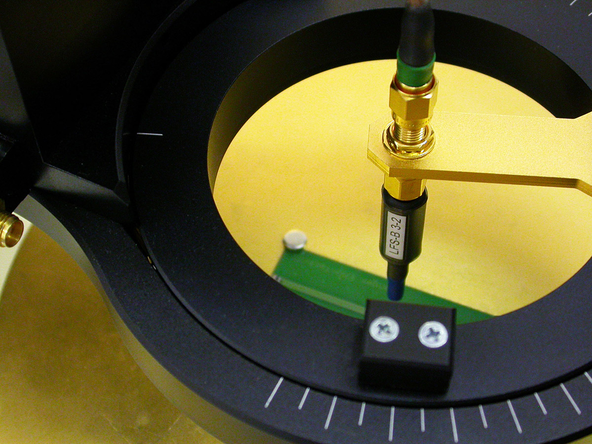 Scanner-Sonde LFS-B 3-2 angeschlossen an Scanner ICS 105